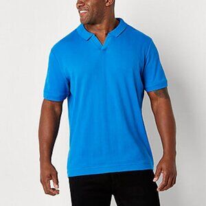 Shaquille O'Neal Big & Tall Texture Johnny Mens Blue Pullover - Size 2XL - NWT